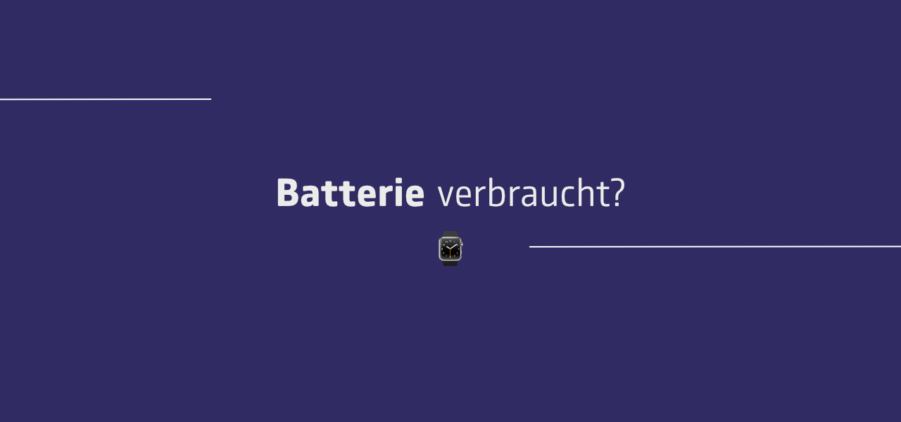 Die Batterie deines iPhones ist verbraucht? Oder deiner Apple Watch oder eines anderen Apple Produkts?